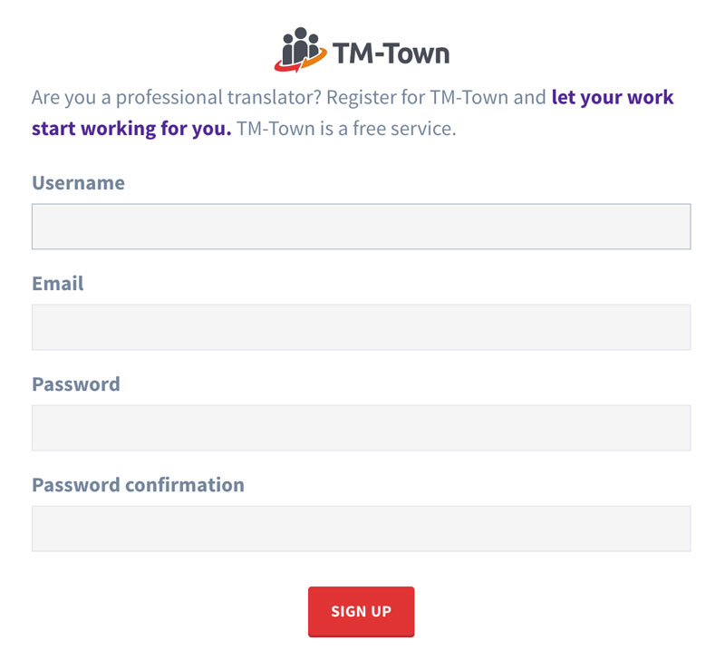 Register for TM-Town